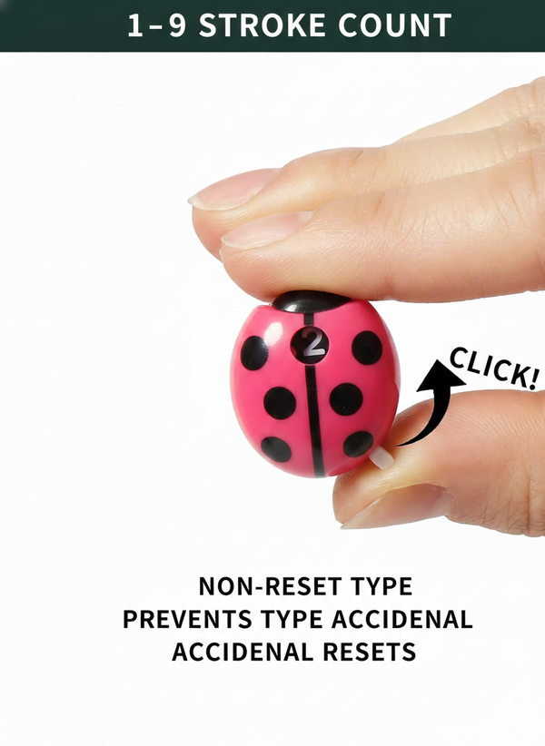 Ladybug Golf Score Counter – Compact & Precise Stroke Tracking