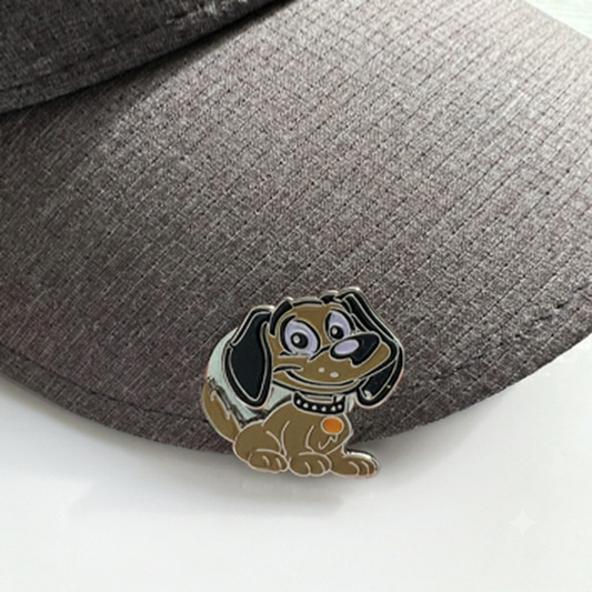 Comic Dog Golf Ball Marker Set – Fun, Magnetic Hat Clip Accessories