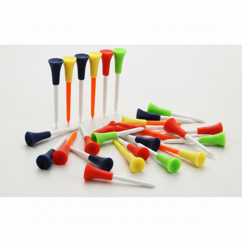 Rubber-Top Tees Pack (83mm)- 10pcs