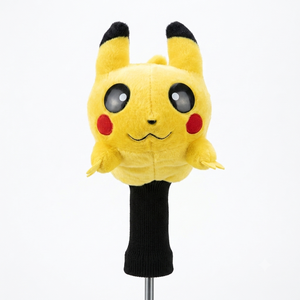 Plush Character Hybrid Golf Headcover – Soft Protection & Iconic Style