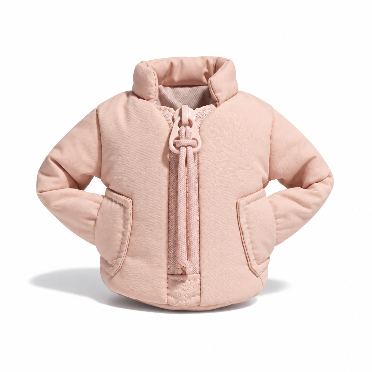 adidas Jacket-Style Two-Ball Pouch — Blush Pink — clean product image