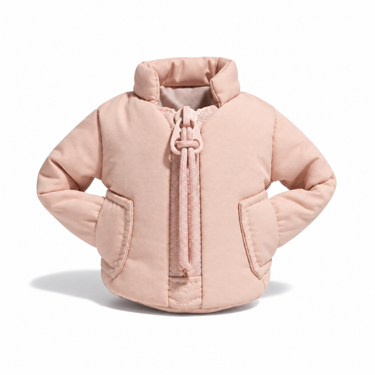 adidas Jacket-Style Two-Ball Pouch — Blush Pink — clean product image