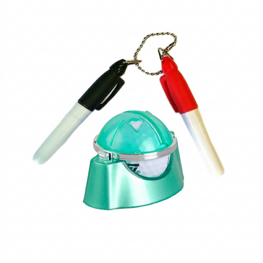 Deluxe Golf Ball Line Marker Set | Precision Alignment Tool & 2 Pens