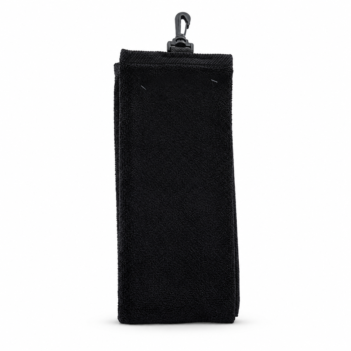 Black Golf Towel with Clip
